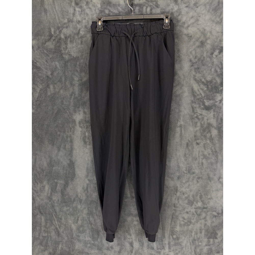 Lululemon Black Stretch High Rise Jogger Pants Womens Size 4 LW5CV4S